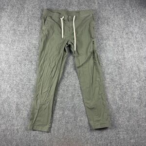 Vuori Pants Womens Large Green VW401 Ripstop‎ Elastic Waist Stretch Outdoor